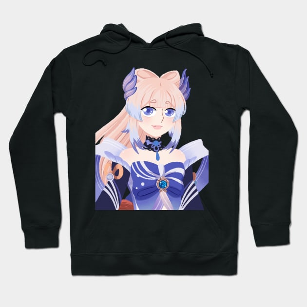 Sangonomiya Kokomi Genshin Impact Hoodie by Oricca